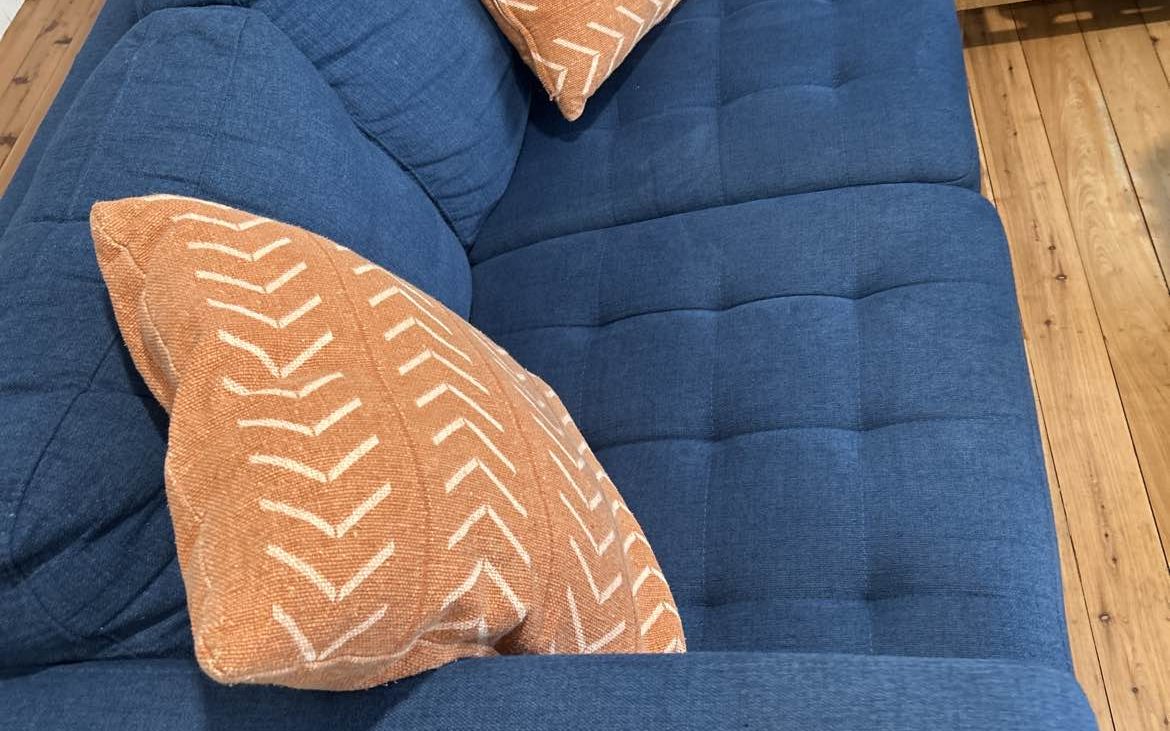 A Pearl Beach holiday rental lounge after a Coasties turnover clean