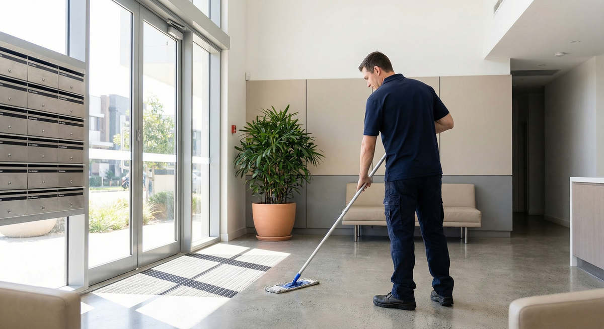 Professional strata common area cleaning